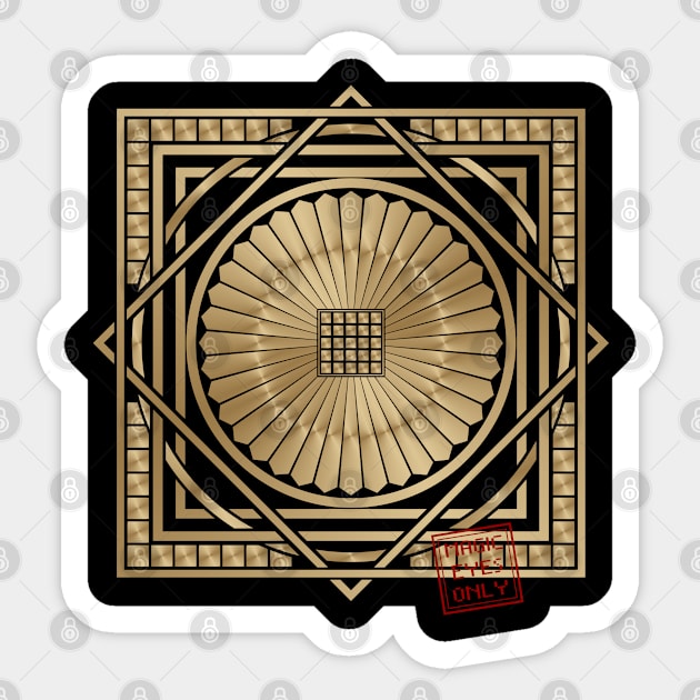 Crop Circle #165 Sticker by MagicEyeOnly